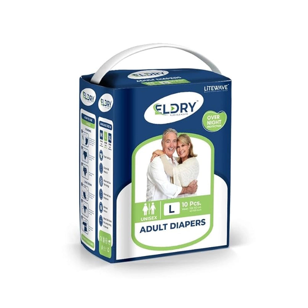 Adult Diaper, Tape Style, Large (L) Size-1